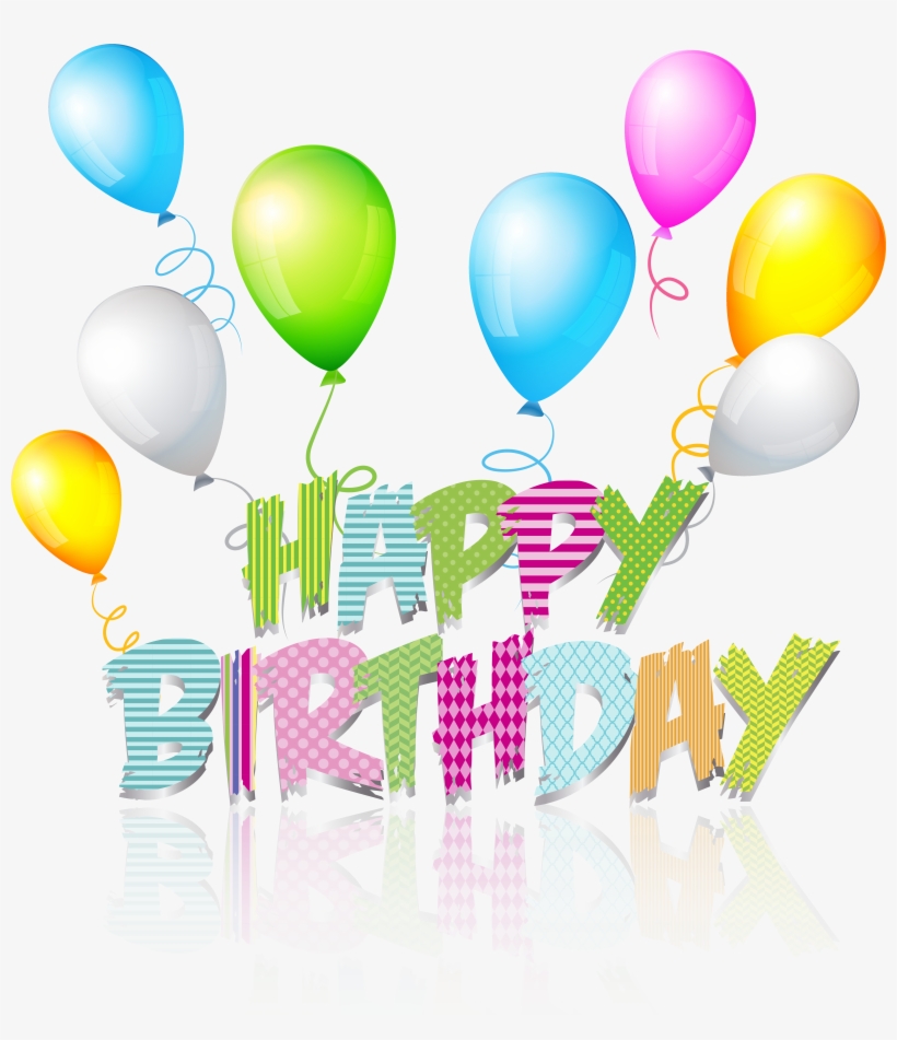 Party Coloured Text Png Clip Art Image - Birthday, transparent png download