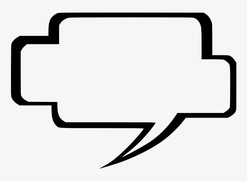 Pix For Word Bubble Clipart Png - Comic Text Box Png, transparent png download