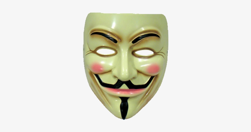 Anonymous Mask Png - Guy Fawkes Mask Png, transparent png download