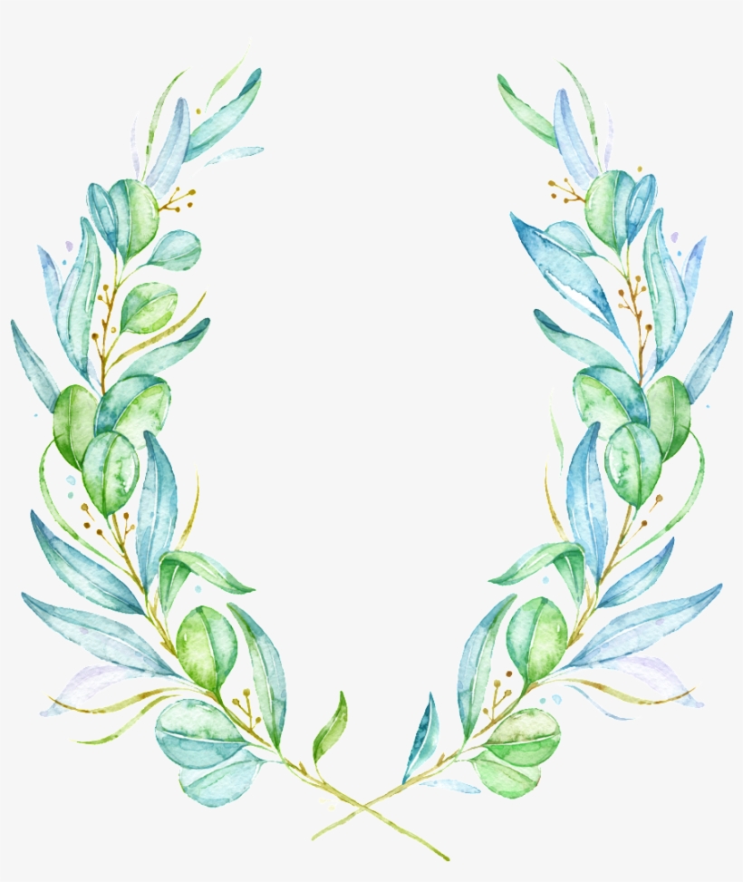 Watercolor Olive Branch Png Freeuse Stock - Olive Leaves Painting, transparent png download