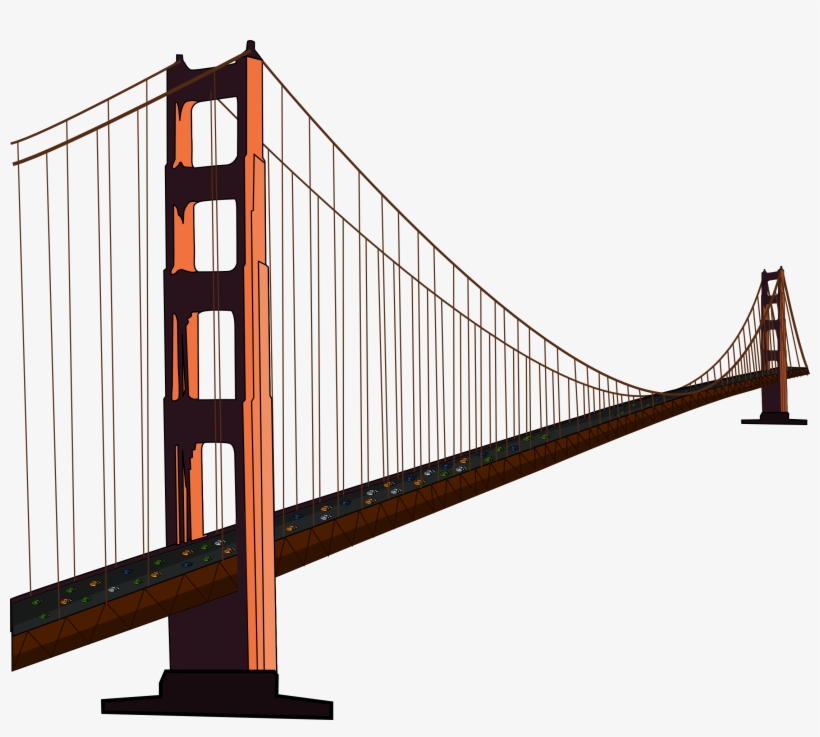 Free Brooklyn Bridge Png Transparent Image - Golden Gate Bridge, transparent png download