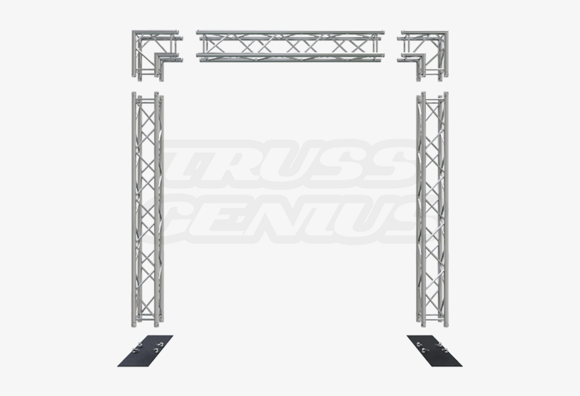 Exploded Goal Post F34 Square Truss System - Truss, transparent png download