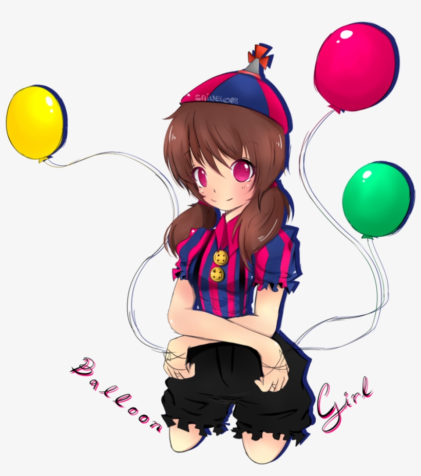 Can You Keep A Secret - Balloon Girl Fnaf 2 Anime, transparent png download