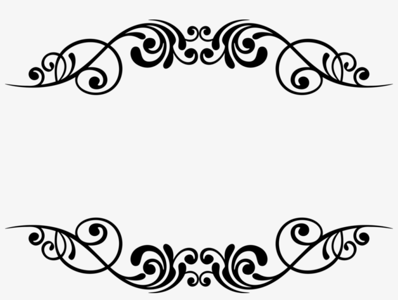 Download Border Vector Filigree Wedding Frame Clipart Png