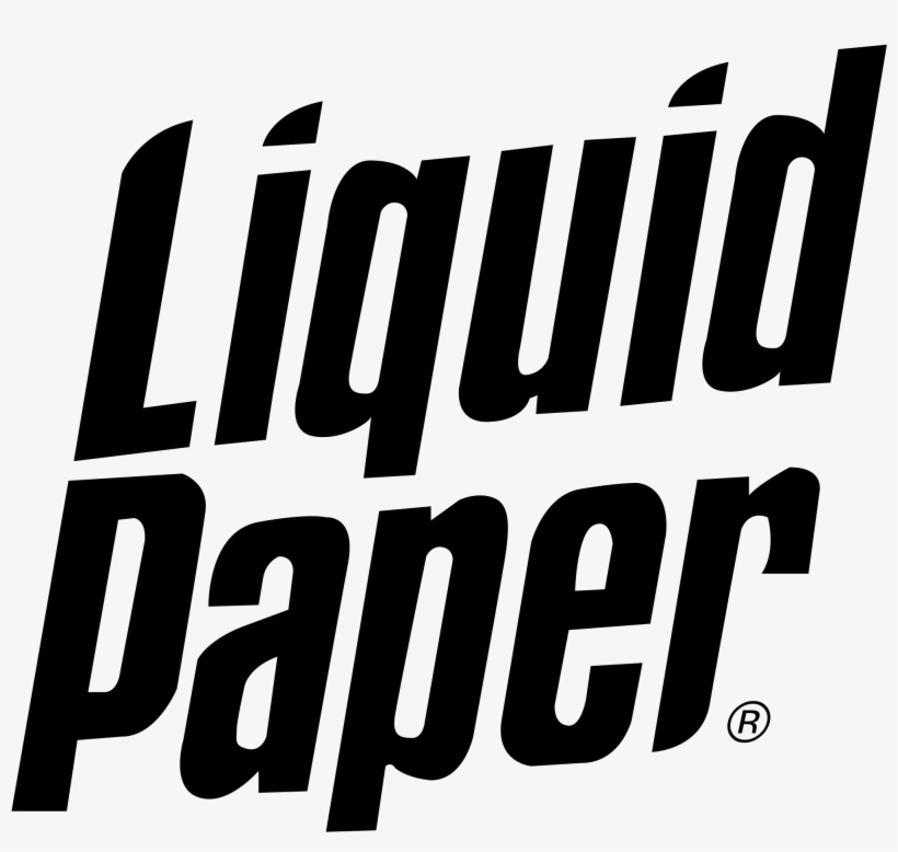 Liquid Paper Logo Png Transparent Liquid Paper Vector PNG Image