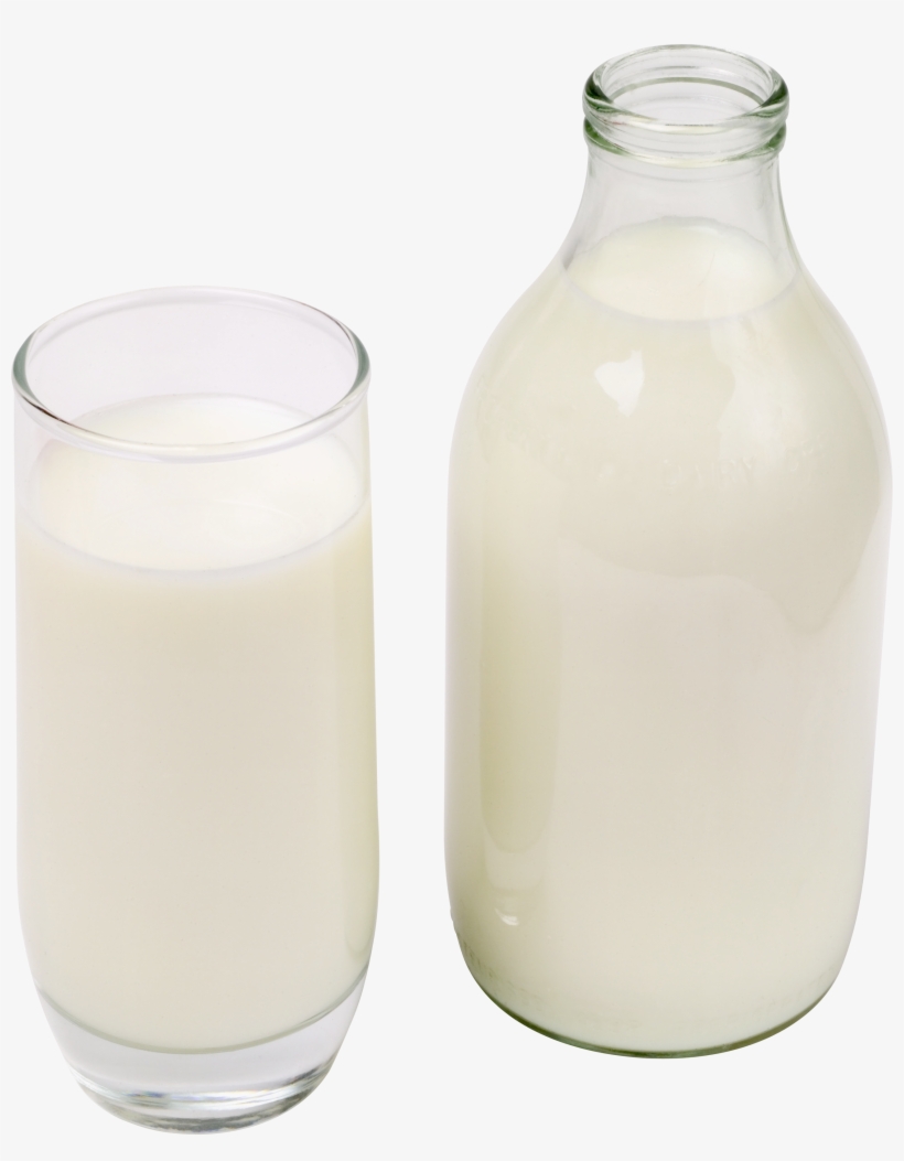 Milk Png - Milk Bottle Png, transparent png download