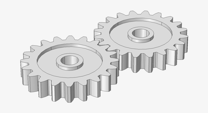 External Spur Gear, transparent png download