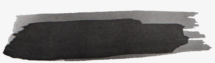 Free Download - Black Watercolor Stroke Png, transparent png download
