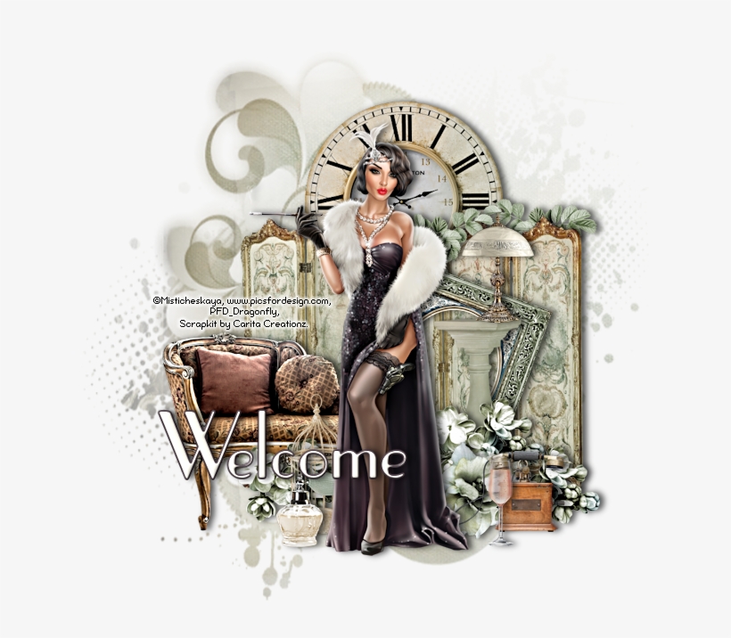 Flappers Drawing Watercolor Clip Stock - Illustration, transparent png download