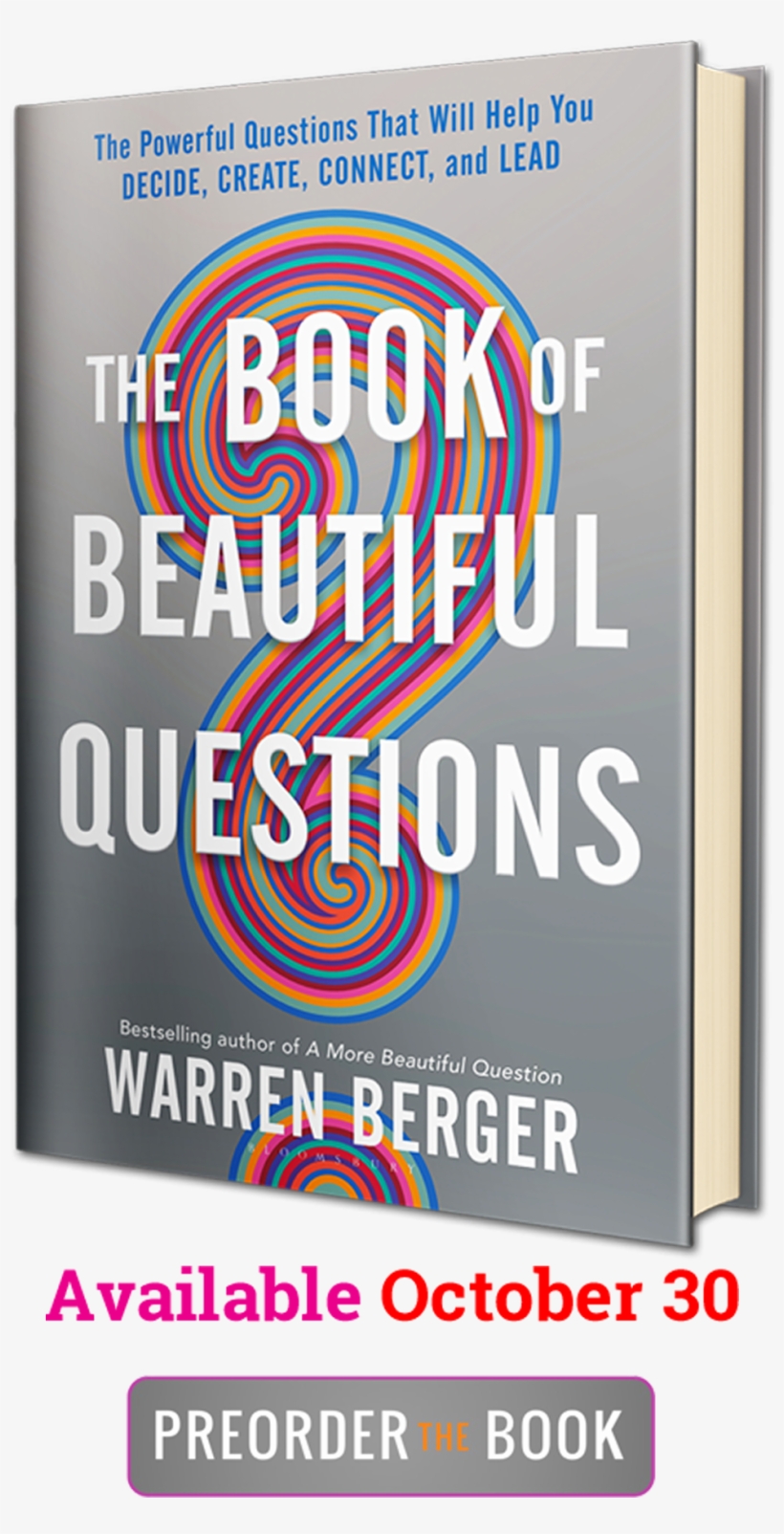 Preorder The Book Of Beautiful Questions - Book, transparent png download