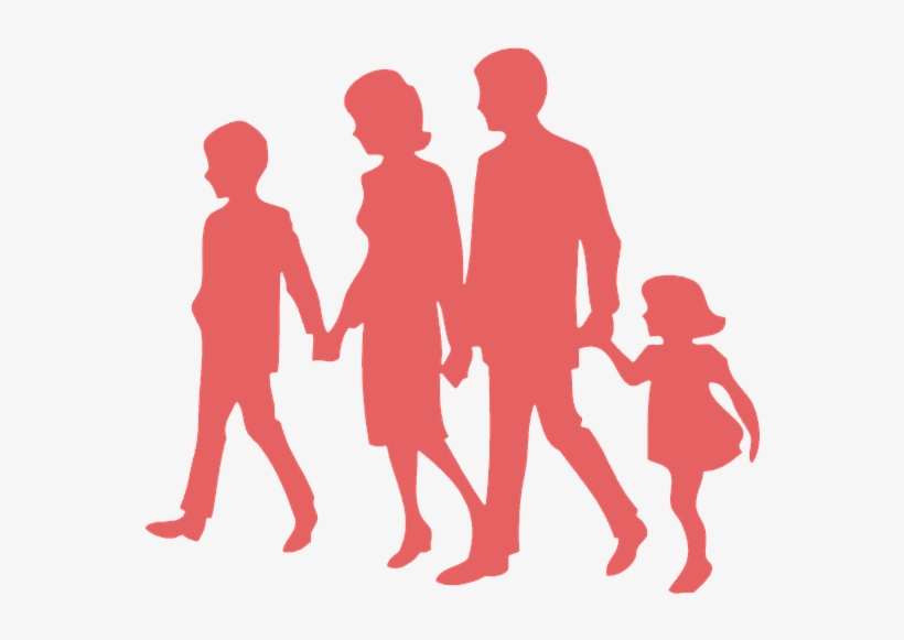 Image Library Download Clipart People Walking - Keluarga Png, transparent png download