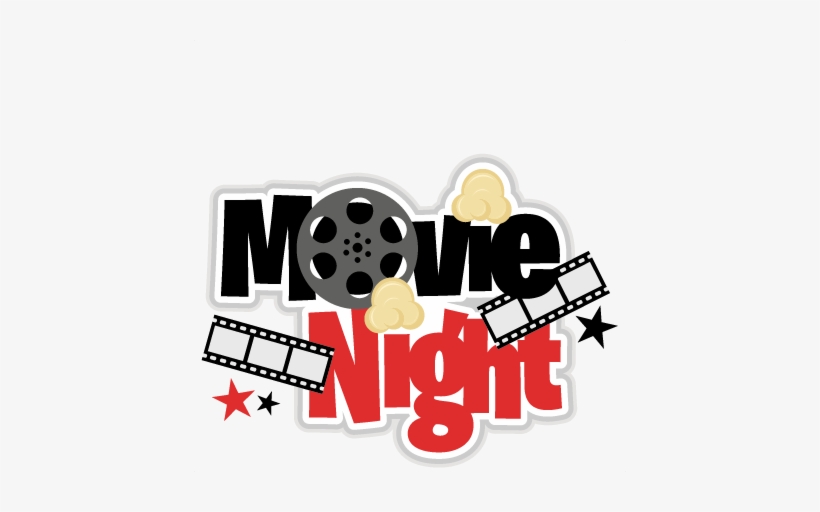 Free Movie Clipart - Movie Night, transparent png download