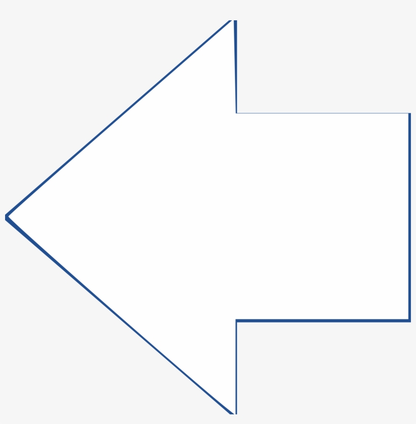 White Png Arrow - White Arrow Left Png, transparent png download