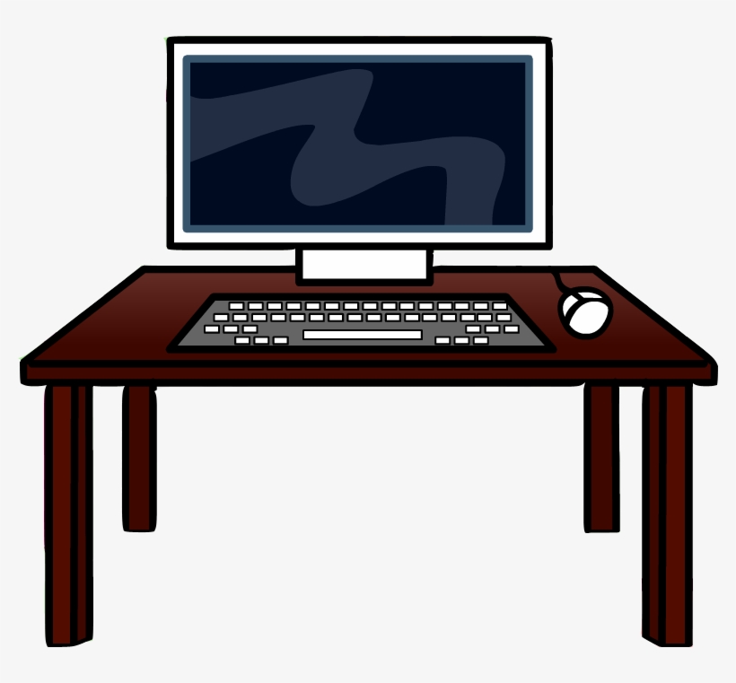 Desk Png Image - Computer Desk Png, transparent png download