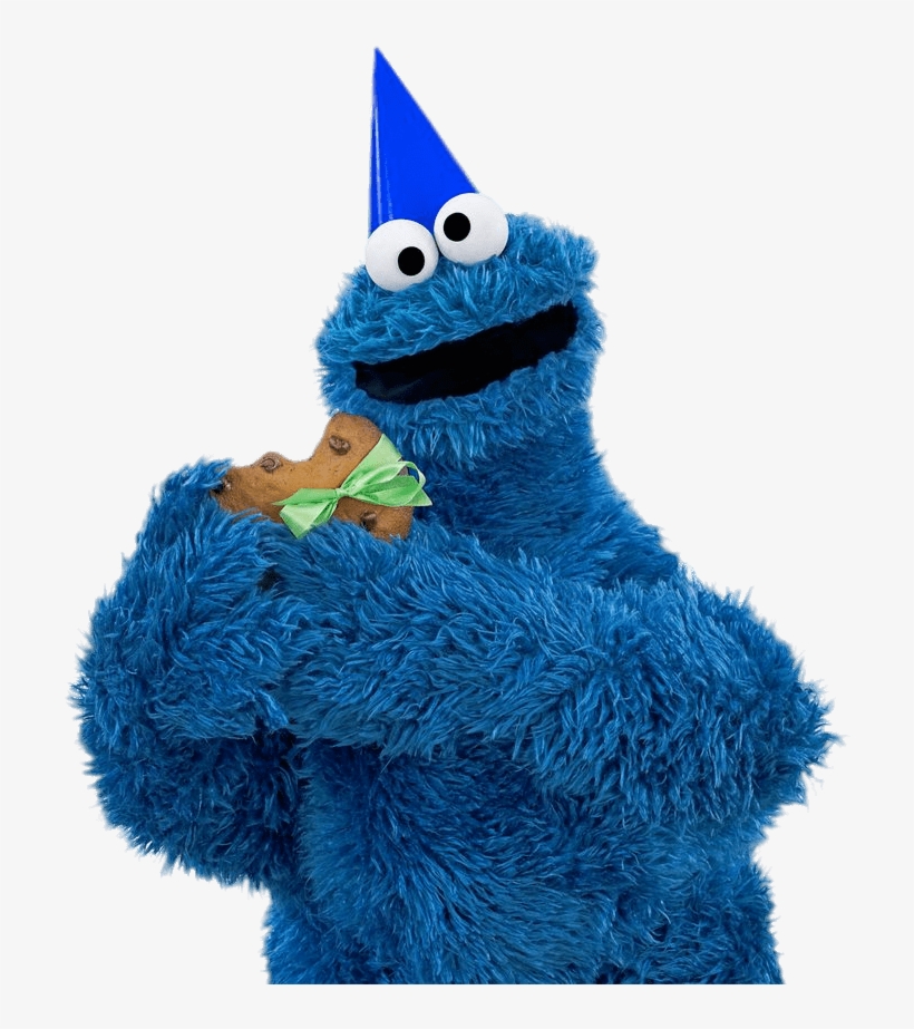 Download - Sesame Street Cookie Monster Birthday, transparent png download