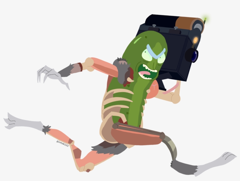 I Love Drawing Pickle Rick's Rat-suit Design - Pickle Rick Png, transparent png download