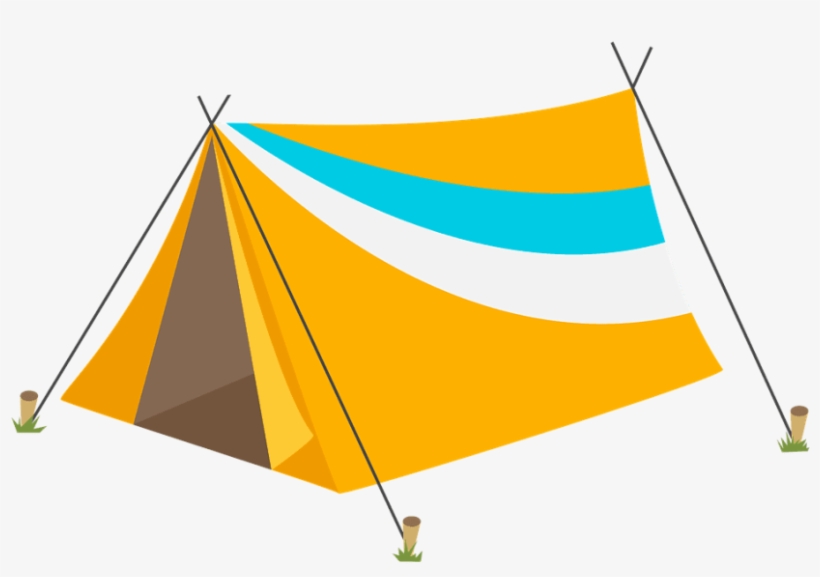 Free Png Yellow Tent Png Images Transparent - Tienda De Campaña Dibujo, transparent png download