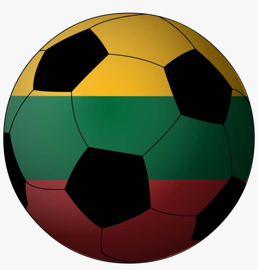 Football Lithuania - Png Images Of Football, transparent png download