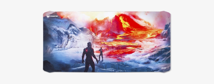 Predator Magma Battle Xxl Mousepad - Np Msp11 00c, transparent png download