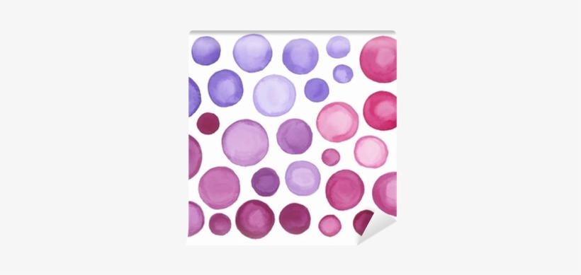 Big Set Of Purple Watercolor Label Wall Mural • Pixers® - Violet, transparent png download