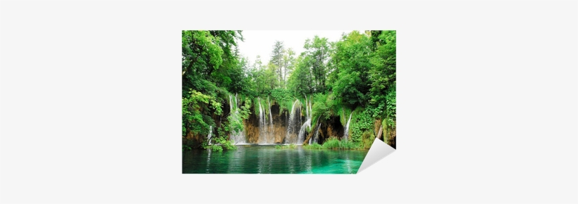Waterfall At Plitvice National Park Sticker • Pixers® - Plitvice Lakes National Park, transparent png download