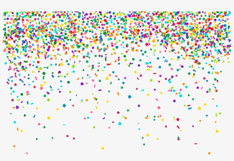 Png Confetti - Confetti Clip Art Png, transparent png download