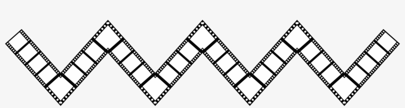 Filmstrip Zigzag Drawing - Zig Zag Strip, transparent png download