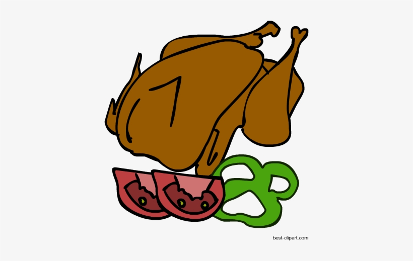 Cooked Thanksgiving Turkey Free Clip Art Image - Clip Art, transparent png download