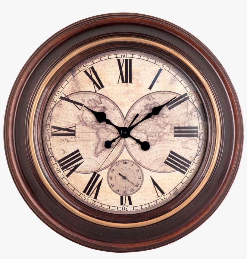 Vintage Wall Clock Png, transparent png download