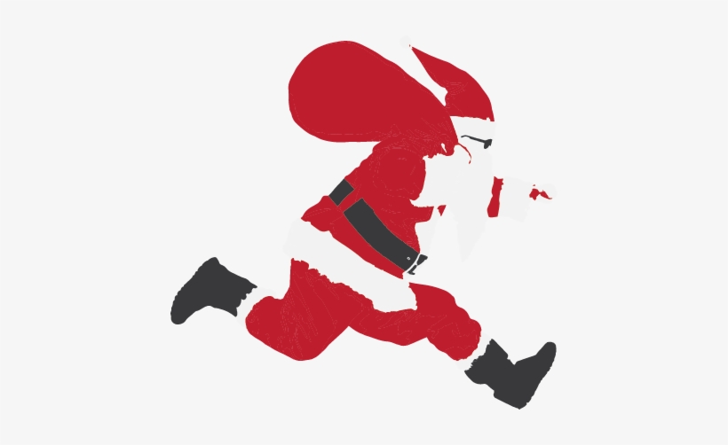 35th Annual Santa Scamper - Santa Claus, transparent png download