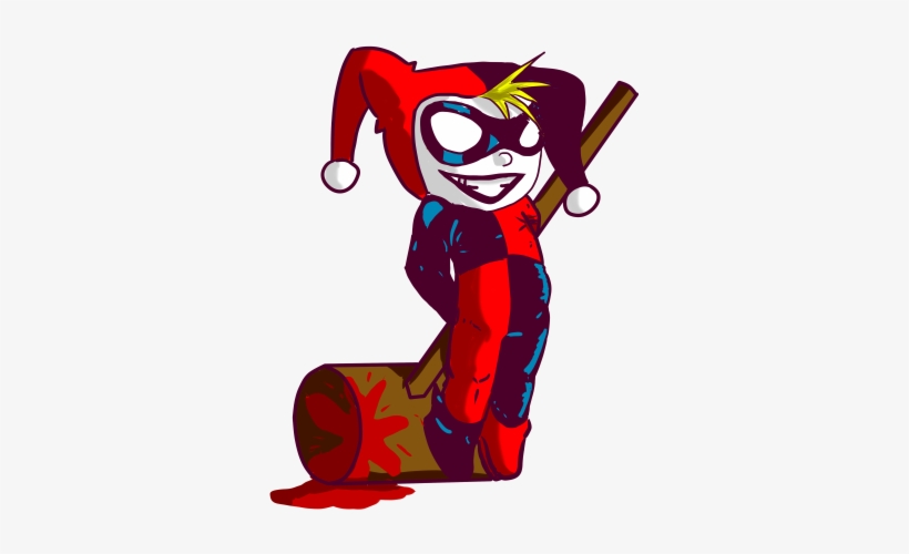 Harley Quinn Acrylic Keychain/charm - Keychain, transparent png download