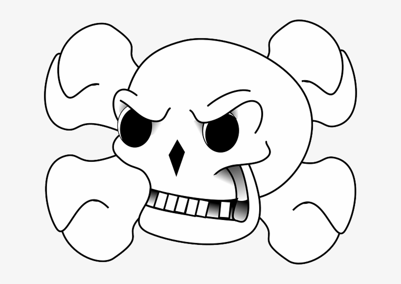 Skull And Bones Svg Clip Arts 600 X 470 Px, transparent png download