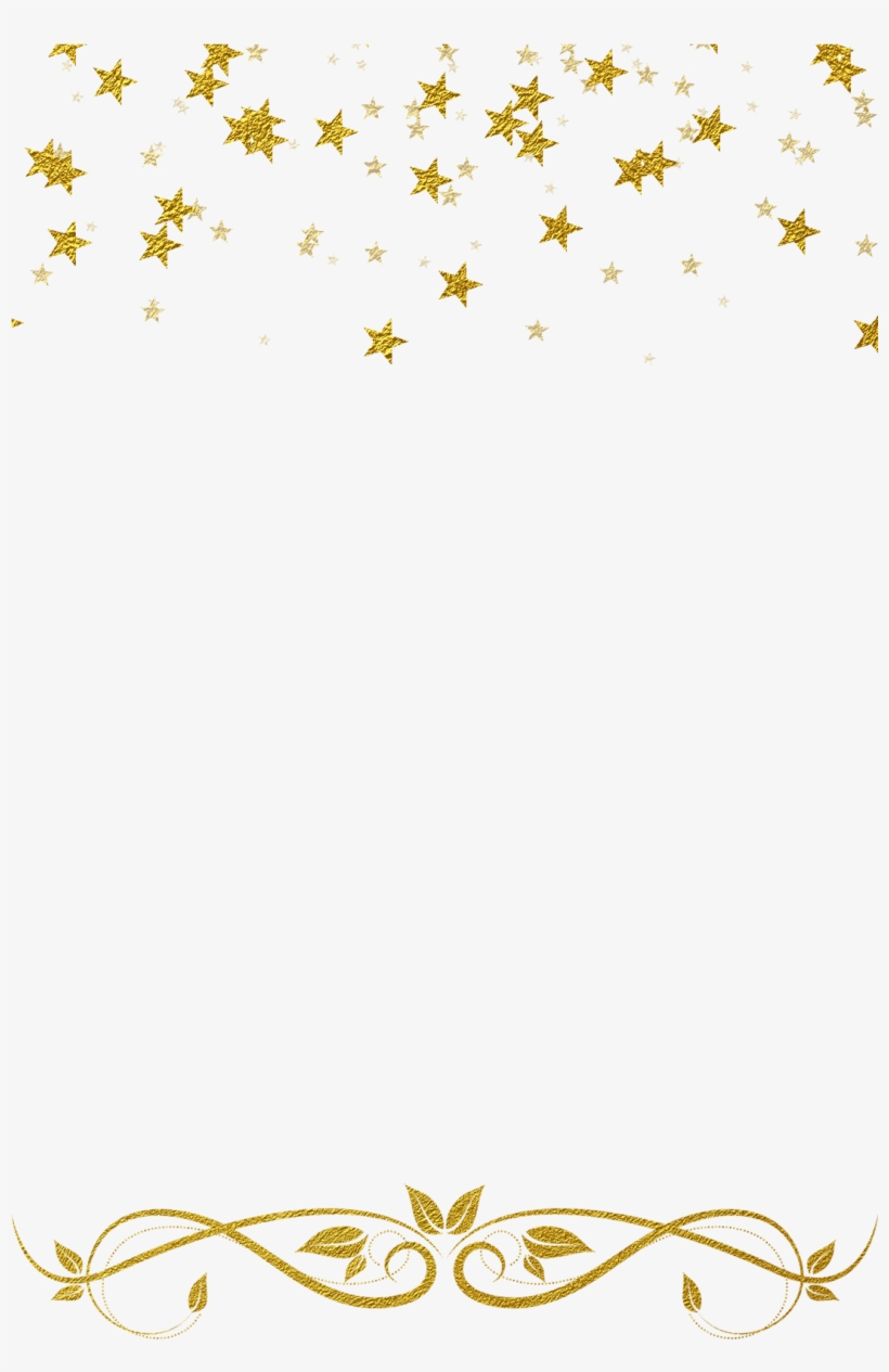 Gold Star Snapchat Clip Art - Star Geofilter, transparent png download