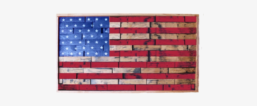Whiskey Barrel American Flag Stock Pallet - Flag Of The United States, transparent png download