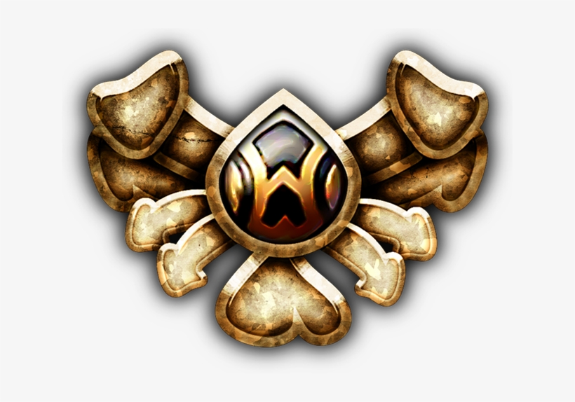 Ultimate Bravery - Bronze Logo League Of Legends, transparent png download