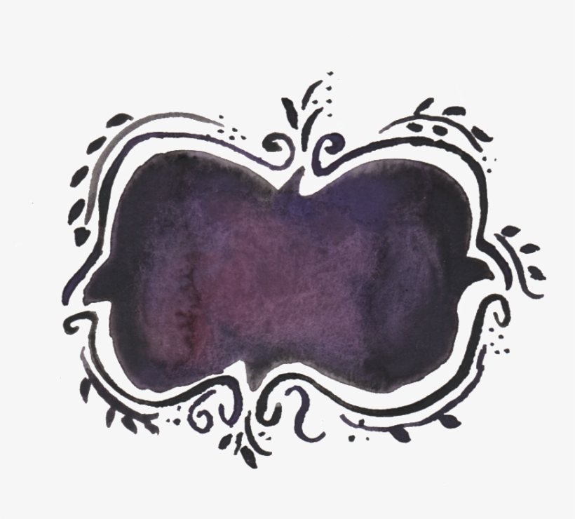 Watercolor Border Hand Drawn Transparent - Watercolor Painting, transparent png download