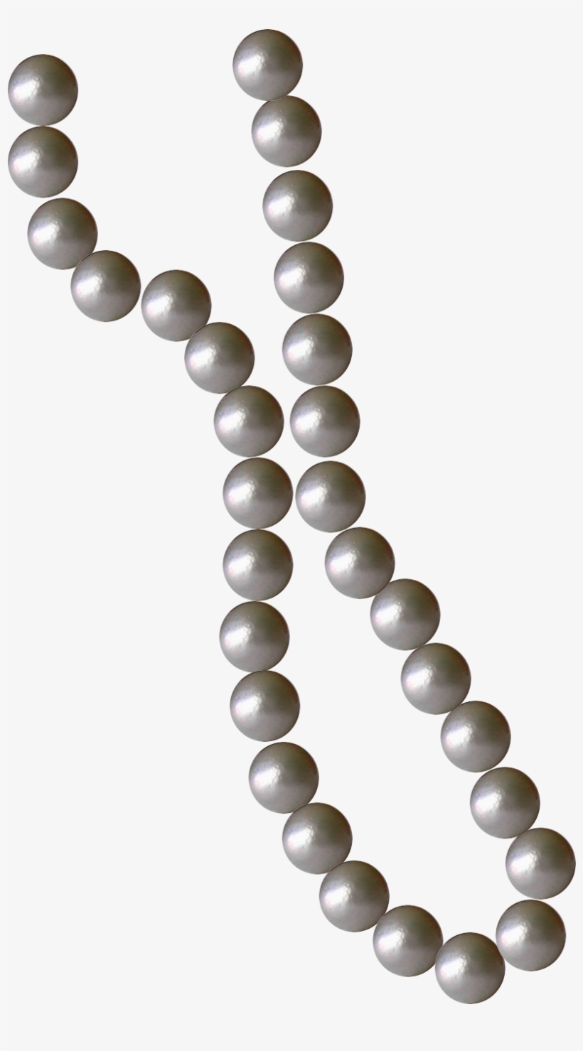 Clip Art Free Download Pure Pearl Bead Earring Necklace - String Of Beads Clipart, transparent png download