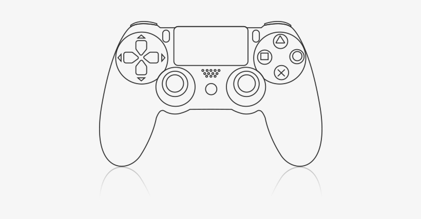 [request] I Like Ancient Roman History, And Am Going - Ps4 Controller Drawing, transparent png download