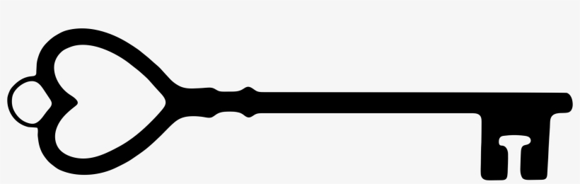 Love Key Silhouette Royalty Free Download - Key Silhouette, transparent png download