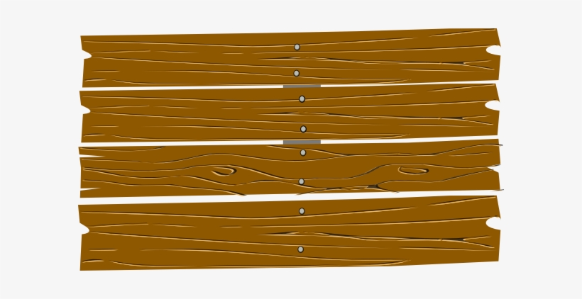 Sign Clip Art At Clker Com Vector - Wooden Planks Clipart, transparent png download