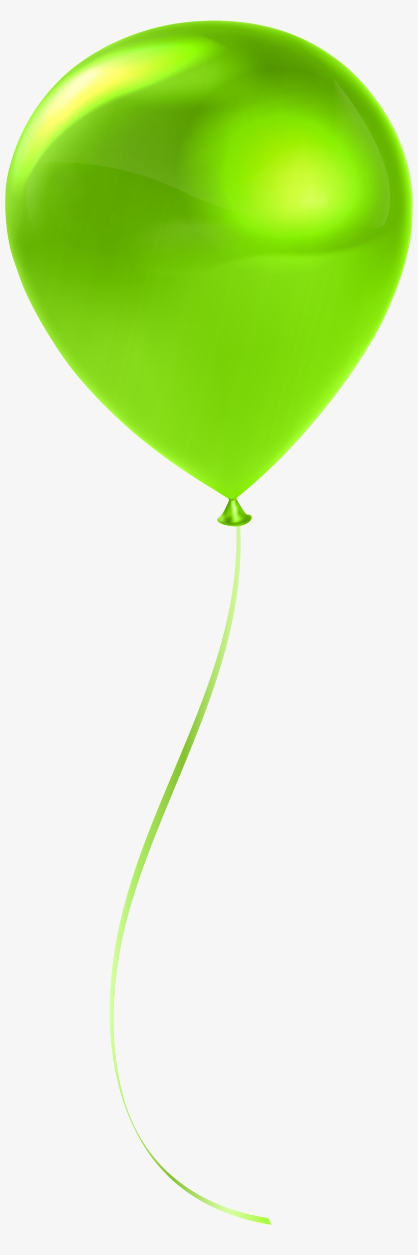 Lime Clipart Transparent - Transparent Background Green Balloon Png, transparent png download