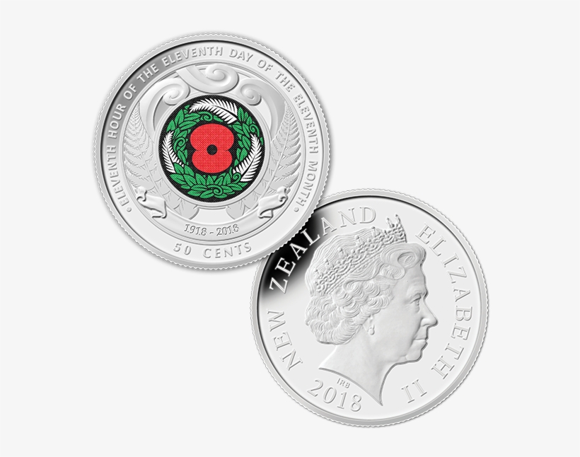 View Large Image - Armistice Day Coin 2018, transparent png download