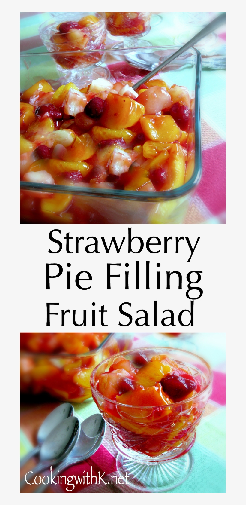 Strawberry Pie Filing Fruit Salad Original Recipe By - Fruit Salad, transparent png download