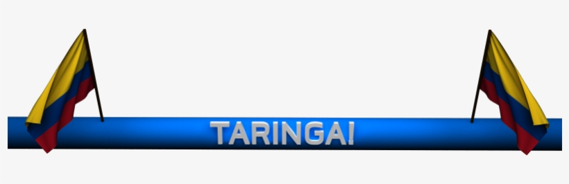 Muchachos Acá Dejo Barras Separadoras Con La Bandera - Electric Blue, transparent png download