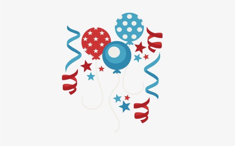 Patriotic Party Set Svg Scrapbook Cut File Cute Clipart - Miss Kate Cuttables Patriotic, transparent png download