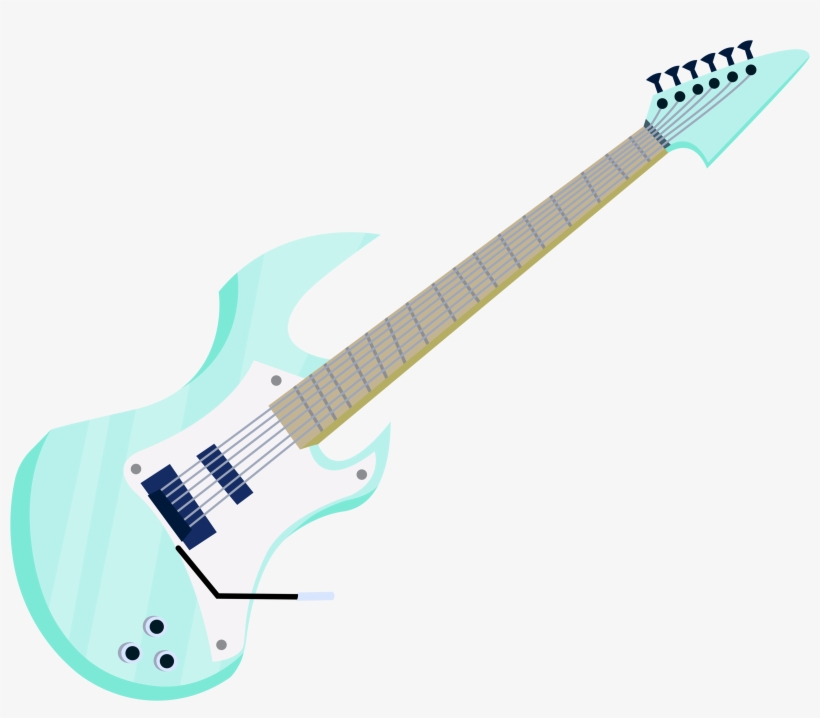 Rainbow Dash Gc Guitar - My Little Pony: Equestria Girls, transparent png download