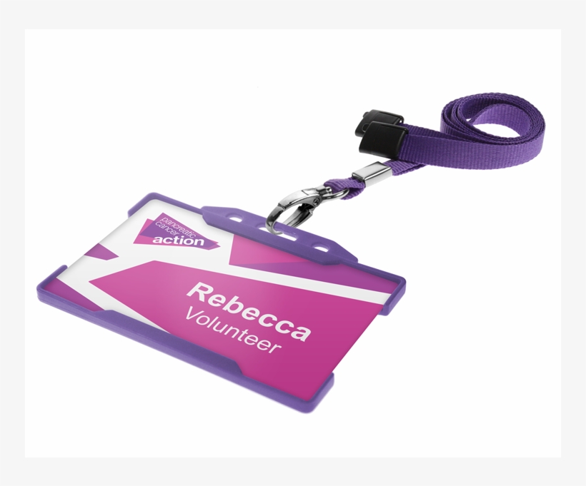 Lanyard Name Badges & Holder - Id Card Holder, transparent png download