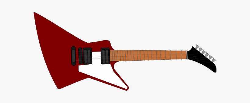 Guitar Clipart Explorer - Explorer Guitar Clip Art, transparent png download