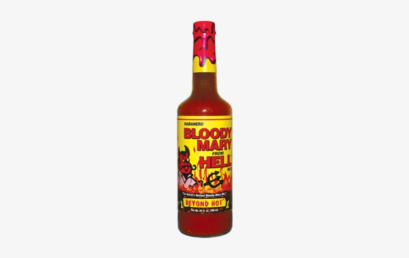 Chili Drawing Hot Sauce - Bloody Mary Mix From Hell, transparent png download
