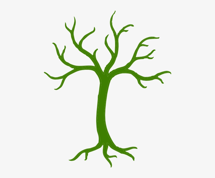 How To Set Use Green Tree Without Leaves Clipart, transparent png download